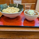 めん和正 - つけ麺+中盛り+海苔。