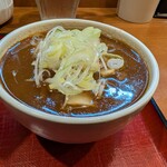 めん和正 - ザラッとした煮干しが効いたつけ汁。