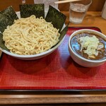 めん和正 - つけ麺+中盛り+海苔。