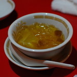 台湾薬膳料理 青葉 - 仙草ゼリー。臭みは意外と無い。