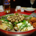 台湾薬膳料理 青葉 - 薬膳鍋。身体が芯から温まる感じがする。