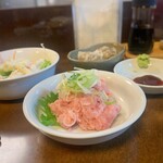 飯田屋酒店 - マグロねぎとろ