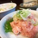 飯田屋酒店 - マグロねぎとろ