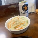 飯田屋酒店 - マカロニサラダのハーフ