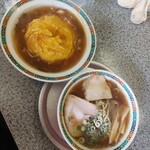 つちのこ - 日替わり（醤油ラーメン＋天津飯）