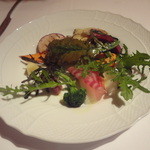 フィオッキ - 2014/12　ランチBコース：その日の有機野菜の一皿