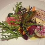 フィオッキ - 2014/12　ランチBコース：その日の有機野菜の一皿