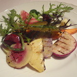 フィオッキ - 2014/12　ランチBコース：その日の有機野菜の一皿