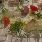 フィオッキ - 2014/12　前菜６品盛り合わせ