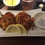 日本酒のめるとこ - おまかせ3品のかき揚げ