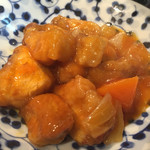 日本酒のめるとこ - おまかせ3品の酢豚