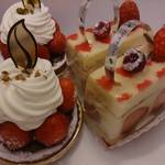 シェ・シバタ - 2015/1　ケーキ４個