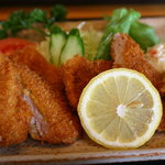 レストランすわ - ヒレカツ定食1,250円のヒレカツアップ　