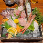 えびす鯛 - 刺身5点盛