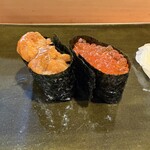 豐鮨 - ウニとイクラ