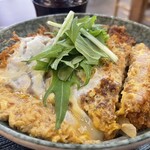 地蔵そば 大橋屋 - かつ丼のアップ