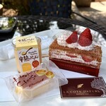 ラ・コート・ダジュール - ナポレオンフレーズ   半熟チーズ  半熟プリン