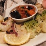 ピッツェリア　イルソーレ　天サン - 本日の前菜７種盛り合わせ：1290円(’15.01月)