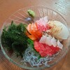 アグー葱しゃぶと地料理ぶった - 海ぶどうと刺身