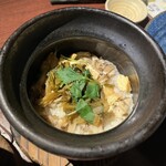 新潟地場もん越たんたん - 舞茸と栃尾揚げ土鍋飯