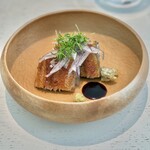 Reminiscence - 鰻は、オープンされた頃から葛原シェフ、シグネチャーの一皿