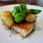 ビストロ　イイダ - 豚ロース肉のポワレ