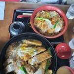 国境食堂 - 普通盛りとの比較