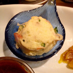 アリクイ食堂 - 小鉢の一つ。ポテトサラダ。これはまあ普通に美味しかった。