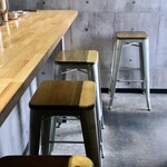キーマカレー スパイス婆ちゃん - お店はカウンター4席のみの小さなお店です