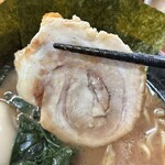 麺家 紫極 - ラーメン　1,000円　味玉　100円　トッピングC（この日は豚バラ1枚）　