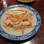 しま膳 - ’15.02.013（金）　17:30　アダン芯の炒め物