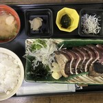 土佐たたき道場 - 鰹の藁焼きタタキ定食　1,800円