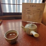 장어노 마츠카 - メニューとお茶