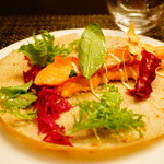 Lounge & Dining G - プリフィックス ディナーコース (そば粉のガレットとサーモンのミキュイ)