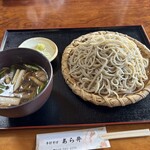 手打ちそば 禅味　あら井 - 料理写真:鴨汁そば、大盛り、1,050円＋200円。