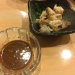 Shichifukuzushi - H27.01/つぶ刺し肝醤油