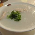 正斗麺粥専家 - ２種類のトッピングのお粥