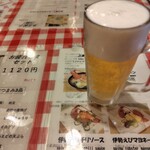 氷花餃子 - とりあえず生ビール