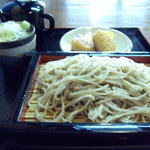 本宿 - 焼きおにぎりセット・そば（\700）