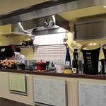 レストラン バカール - オープンキッチン