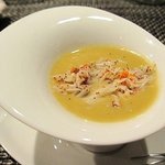 レストラン バカール - ズワイ蟹と蟹味噌を和えたカニミソのソース