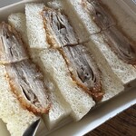 銀座サンド  - ポーク塩カツサンド　1,300円