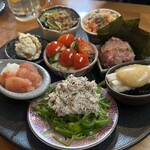 小鉢と日本酒 たとえば。 - 