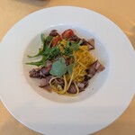 ブラカリイタリア料理店 - ホタルイカとカラスミの生パスタ