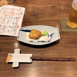 藁焼 みかん - お通し