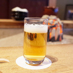 柳家 - 乾杯のビール