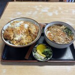 房州屋本店 - 料理写真:かつ丼セット　　2026/2/10