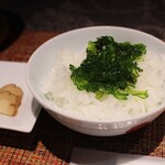 我楽 - いぶりがっことご飯