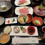 ホテル龍城苑 - 料理写真:夕食：彩　会席膳