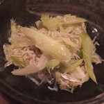 虎徹 - セロリとじゃこの和え物